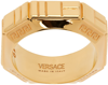 VERSACE GOLD GRECA QUILTING RING