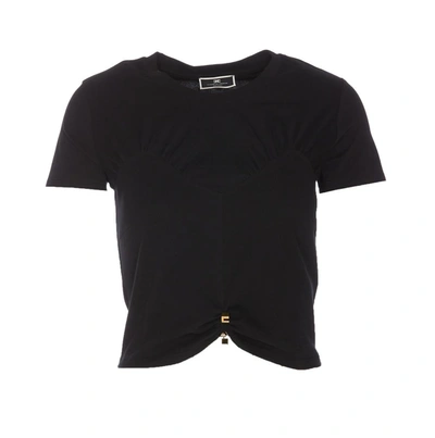 Elisabetta Franchi T-shirts And Polos In Black