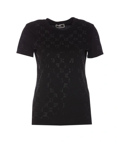 Elisabetta Franchi T-shirts And Polos In Black