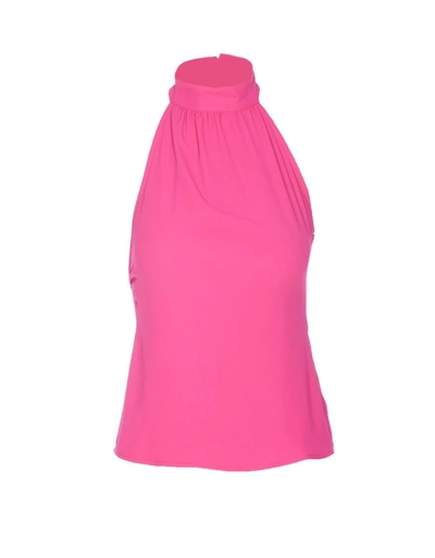 Liu •jo Liu Jo Embellished Halter Top In Pink