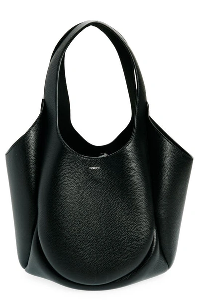 Coperni Leather Bucket Bag In Black