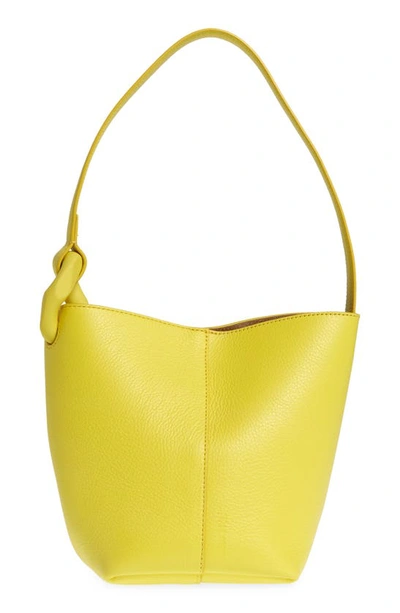 Jw Anderson Jwa Corner Bag - Leather Bucket Bag In Yellow