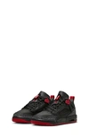 Jordan Kids' Spizike Low Sneaker In Black/ Red/ Grey/ Sail
