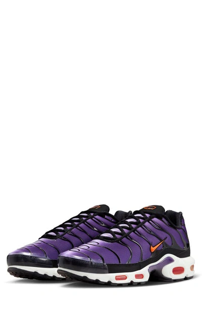 Nike Air Max Plus Og Running Shoe In Voltage Purple/ Total Orange