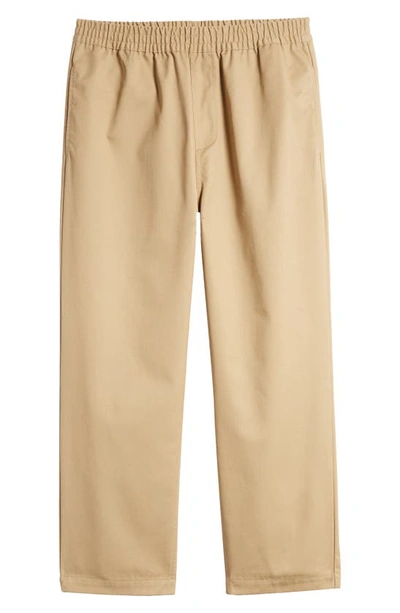 Carhartt Newhaven Rinsed Canvas Pants In Sable Rinsed