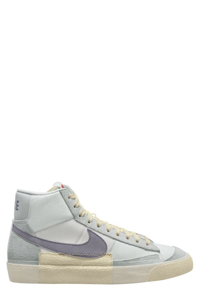 Nike Blazer Mid Pro Club Sneaker In White/ Cement Grey/ Platinum