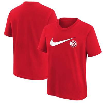 Nike Kids' Youth  Red Atlanta Hawks Swoosh T-shirt