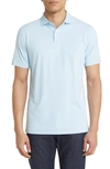 Peter Millar Crown Crafted Ambrose Performance Jersey Polo In Blue Frost