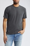 Johnnie-o Men's Course Crewneck T-shirt In Heather Black