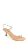 Jeffrey Campbell Gallery Sandal In Natural