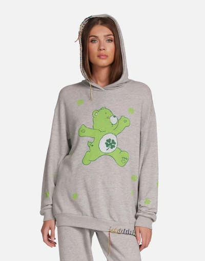 Lauren Moshi Harmony Good Luck Bear In Heather Grey