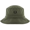 FRED PERRY FRED PERRY ADJUSTABLE BUCKET HAT GREEN