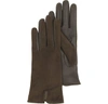 GUCCI DESIGNER WOMEN'S GLOVES BROWN TOUCH SCREEN LEATHER WOMEN'S GLOVES