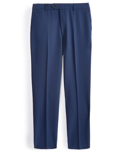 Nautica Men's Big & Tall Modern-fit Performance Stretch Dress Pants In Blue