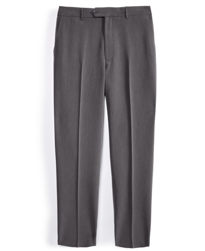 Nautica Men's Big & Tall Modern-fit Performance Stretch Dress Pants In Dark Gray