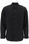 SACAI SACAI LAYERED POPLIN EFFECT SHIRT WITH