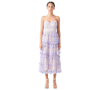 Endless Rose Women's Floral Layered Midi Dress In Purple