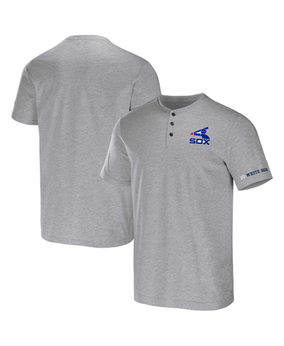 Fanatics Men's Darius Rucker Collection By  Heather Gray Chicago White Sox Henley T-shirt