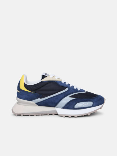 Ghoud 'rush Gr2' Blue Leather Blend Sneakers