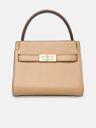 Tory Burch 'lee Radziwill' Beige Leather Bag