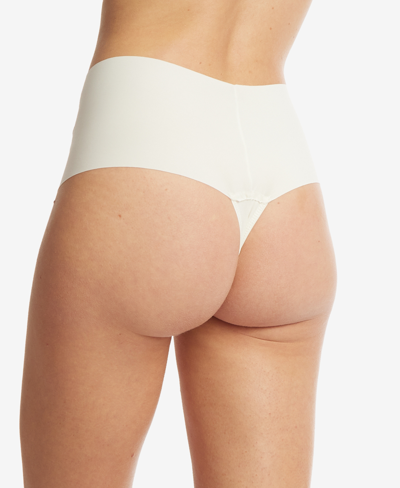 Hanky Panky Breathesoft High-rise Thong, 6j1921b In Linen White