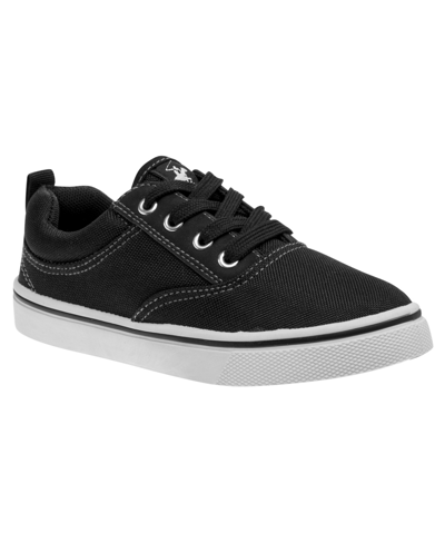Beverly Hills Polo Club Kids' Little Boys Canvas Sneakers In Black