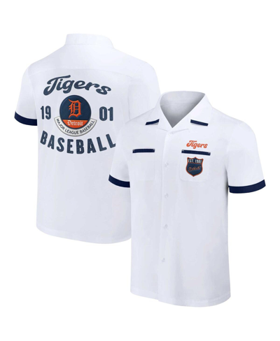 Fanatics Men's Darius Rucker Collection By  White Baltimore Orioles Bowling Button-up Shirt