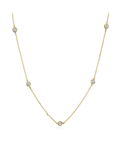 Bling Jewelry By The Yard Tin Cup Chain Necklace In Gold-tone