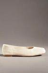 Reformation Mikayla Ballet Flats In White