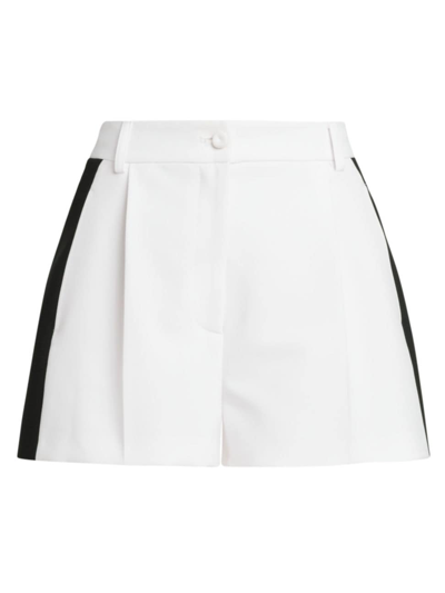 Moschino Women's Gone With The Wind Shorts In White Black