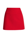 Milly Women's Cady Miniskirt In Red