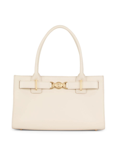 Versace Women's Medusa 95 Large Tote Calf Leather In Light Gold