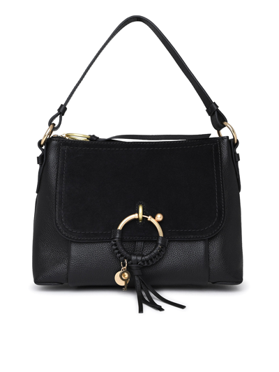 SEE BY CHLOÉ SMALL BLACK LEATHER JOAN BAG