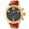 Adee Kaye Men's Blitz Black Dial Watch In Black