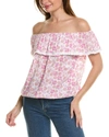 BEACH TO BISTRO BY SIGRID OLSEN BEACH TO BISTRO ST. TROPEZ BLOUSE