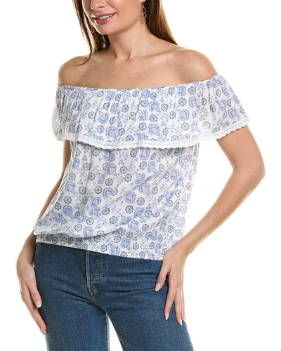BEACH TO BISTRO BY SIGRID OLSEN BEACH TO BISTRO ST. TROPEZ BLOUSE