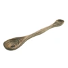Island Bamboo 9-inch Pakkawood Double Sided Measuring Spoon In Black