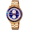 ADEE KAYE MEN'S MUSCLE BLUE DIAL WATCH