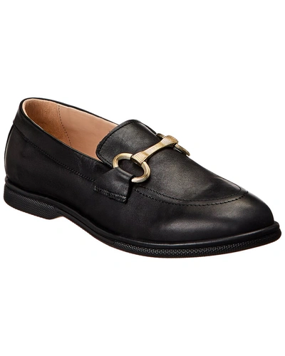 M By Bruno Magli Nerano Leather Loafer In Black