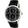 Adee Kaye Men's Mondo Black Dial Watch In Black
