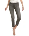 Ag Isabelle High-rise Straight Crop Jean In Blue