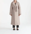 ENA PELLY MIA QUILTED COAT IN TAUPE