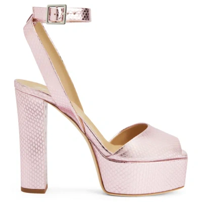 Giuseppe Zanotti Betty 120mm Platform Sandals In Pink