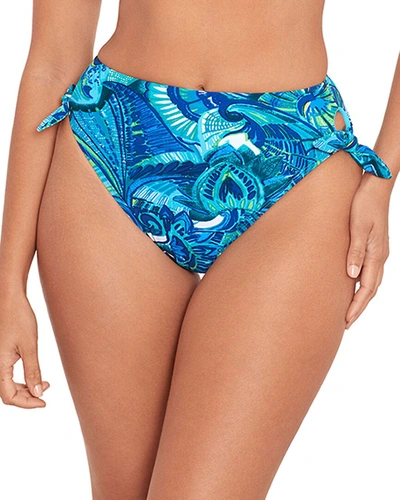 Skinny Dippers Women's Conch Flash Bikini Bottoms In Blue