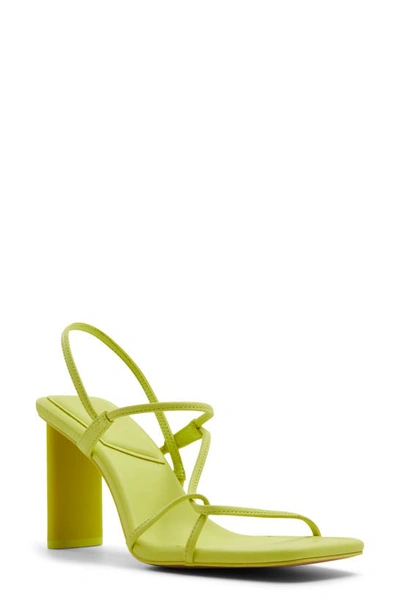 Aldo Megan Strappy Sandal In Green Smooth