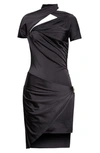 COPERNI ASYMMETRIC DRAPED JERSEY DRESS