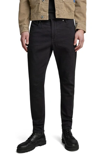 G-star D-staq Slim Fit Jeans In Pitch Black