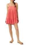 O'NEILL RILEE CRINKLE TIERED COVER-UP DRESS