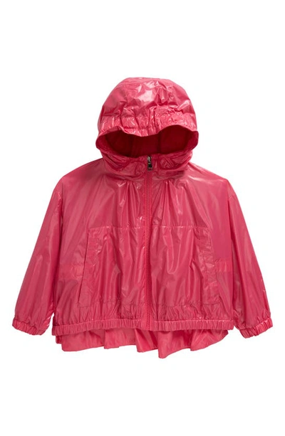 Moncler Kids' Girl's Urbonas Hooded Wind-resistant Jacket In Pink Flambe
