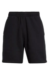 Burberry Equestrian Knight Straight Leg Shorts In Black